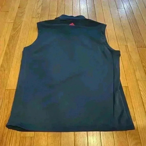 Adidas Men's Blue ClimaCool 1/4 Zip Golf Vest Size M Sleeveless - Picture 7 of 8